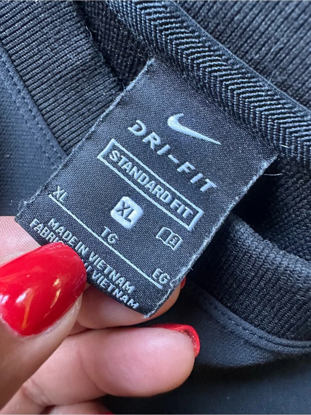 Nike Black Dri Fit Golf  Crewneck Sweatshirt